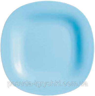 Lum.Carine Light Blue.Тарілка обідня квадратна 27см