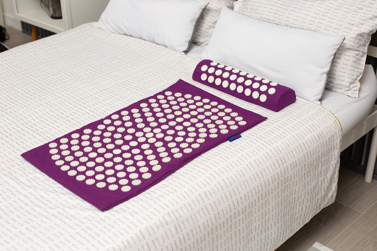 Аплікатор Кузнєцова килимок і подушка (валик) Масажний масажер для спини/ніг набір VMSport (vms-021)