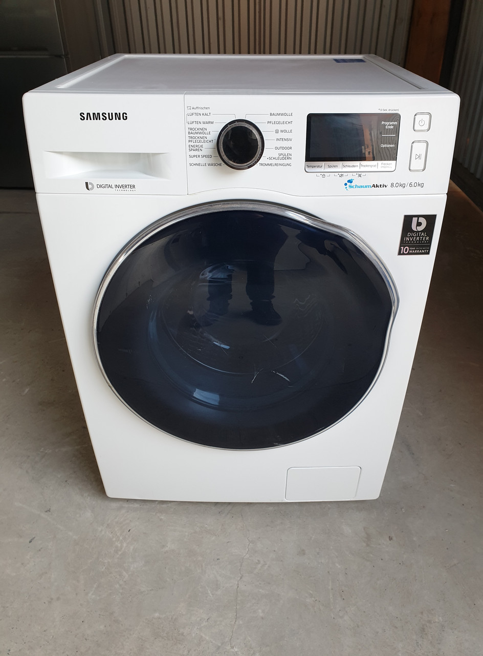 Пральна машина SAMSUNG 8/6 KG з Сушкою / WD80J6400AW, фото 1