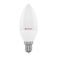 LED лампа Electrum E14 свеча 4W(320 lm) 2700K PA LС-10 алюмопластиковый корп.