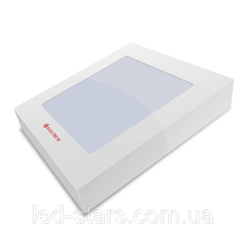 СВЕТИЛЬНИК НАКЛАДНИЙ СВЕТОДИОДНИЙ LIDO-12 12W 4000К КВАДР. B-LD-0743, фото 1