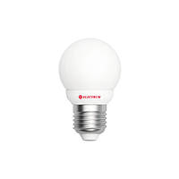 LED-лампа E27 4W(350Lm) 4000K Electrum куля PA LB-5 алюпласт. корп. A-LB-1810