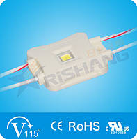 Світлодіодний модуль, 1,2 W White (80 Lm) SMD5074 LED (1 LED) IP65, напруга DC 12 V,