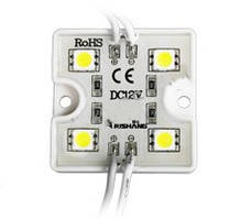 Світлодіодний модуль, 0,96 Warm White (60 Lm) (2700-3300 K) SMD5050 LED (4 LED) IP65