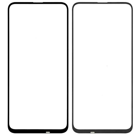 Скло дисплея для Huawei P Smart Z/Y9 Prime 2019, чорне, з OCA-плівкою, оригінал (Китай) з олеофобним, фото 1