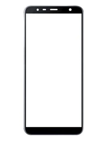 Скло дисплея для Samsung J415F Galaxy J4+ 2018/J610F Galaxy J6+, чорне, з OCA-плівкою, оригінал (Китай) з, фото 1