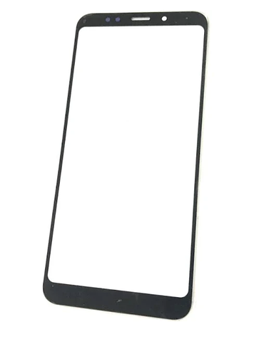 Скло дисплея для Xiaomi Redmi 5 Plus, чорне, з OCA-плівкою, фото 1