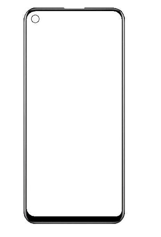 Скло дисплея для Xiaomi Redmi Note 9 5G, чорне, з OCA-плівкою, оригінал (Китай), з олеофобним покрытиемм, фото 1