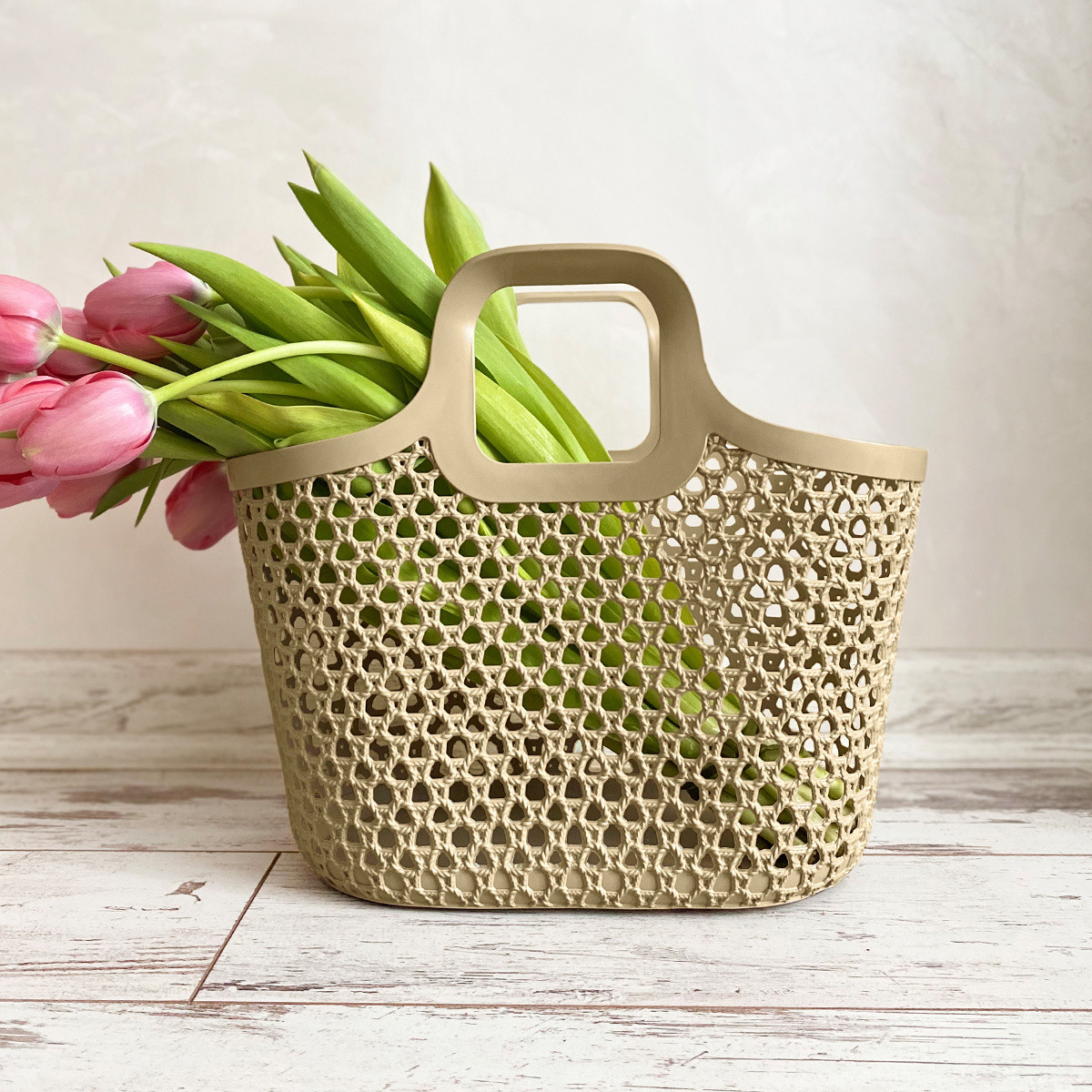 КОРЗИНА УНІВЕРСАЛЬНА З РУЧКАМИ FH-08 BEIGE