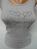 Молодіжні майки з написом зі стразів, фото 2