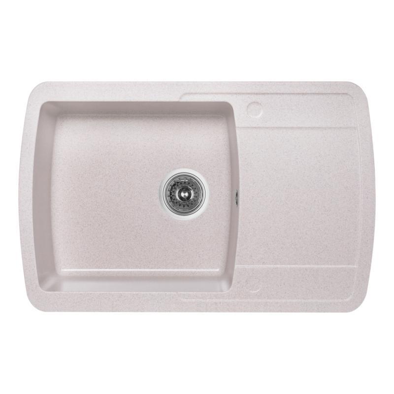 Гранітна кухонна мийка  Lidz (MAR-07) 770х490х210 пісочна 7750, фото 1
