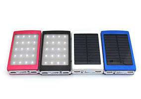 УМБ (Power Bank) 50000mAh (СОНЯЧНА БАТАРЕЯ) з ліхтариком