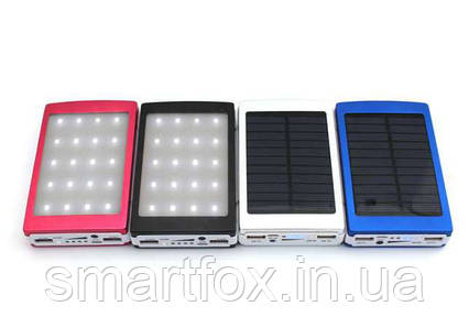 УМБ (Power Bank) 50000mAh (СОНЯЧНА БАТАРЕЯ) з ліхтариком, фото 1