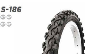 Велосипедна покришка 12 " 12 1/2x1,75x2 1/4 (47-203) Delitire-Індонезія