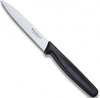 Великолепный кухонный нож для нарезки фруктов и овощей Victorinox 50733 черный