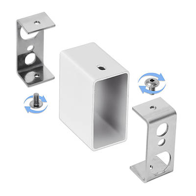 Комплект для прихованого монтажу для рушникосушки Flyme White серії EF