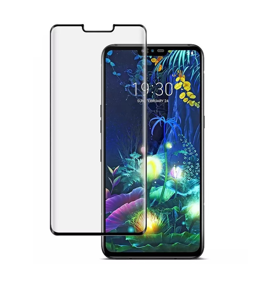 Захисне скло Mocolo 3D для LG V50 Black (0.33 мм)