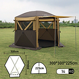 Намет Намет Куб 3х3м туристичний быстросборный напівавтоматичний шестигранний, фото 2