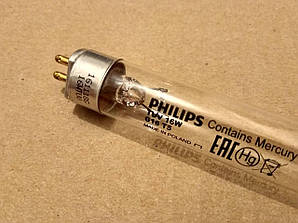 Запчастини-Лампа люмінесцентна 16Вт, стерилізатора для яєць 281208