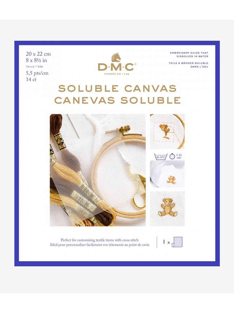 Канва Водорастворимая DMC 20х22 См — в Категории "канва, Полотно для ...