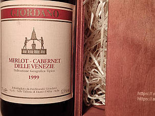 Вино 1999 года Merlot-Cabernet Giordano delle Venezie Италия, фото 2