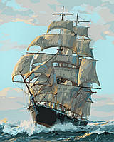 Картина по номерам Корабль, Strateg 40х50 (VA-0038)