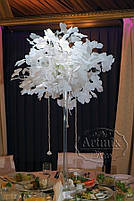 Біле листя гінкго білоба (60 см), фото 5