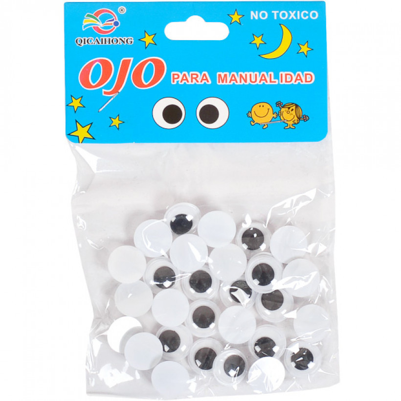 Набір для виробів Очі чорні 30шт арт.120, фото 1