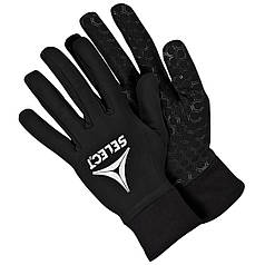 Рукавички ігрові SELECT Players Gloves (009) чорний, р. 8 (S)