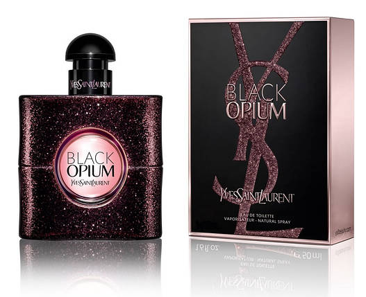 Yves Saint Laurent Black Opium туалетна вода 90 ml. (Ів Сен Лоран Блек Опіум), фото 2