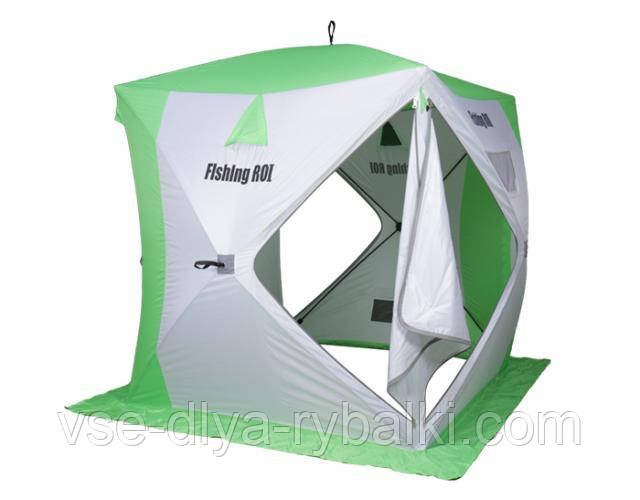Намет "Fishing ROI" Cyclone Куб зимова (180*180*205см.) white-green, фото 1
