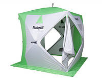 Палатка "Fishing ROI" Cyclone Куб зимняя (180*180*205см.) white-green