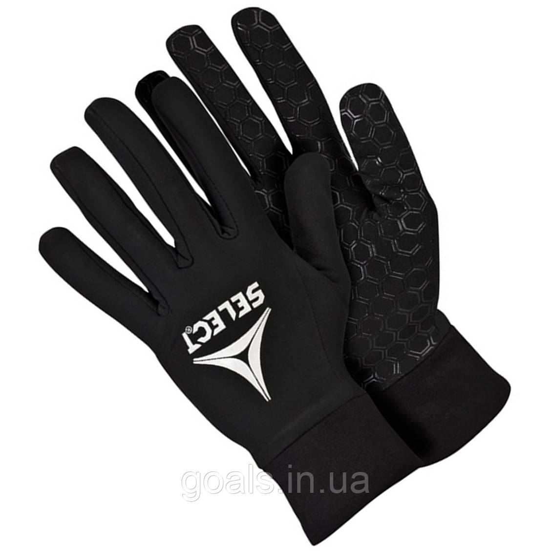 Рукавиці ігрові SELECT Players Gloves (009) чорний, р. 7 (XS)