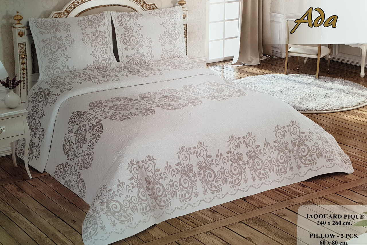 Покривало жакардове з наволочками My Bed "Ada" 240х260 см