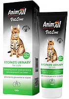 Фитопаста АнимАлл AnimAll VetLine Urinary for Cats для профилактики мочевыделительной системы кошек, 100 гр