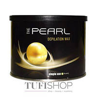 Пленочный воск в банке SIMPLE USE Pearl Gold золотой для мануальной техники 400 г (5200384213439)