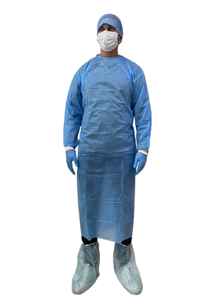 Набір медичний хірургічний стерильний №1 (халат, маска, шапочка, бахіли високі)