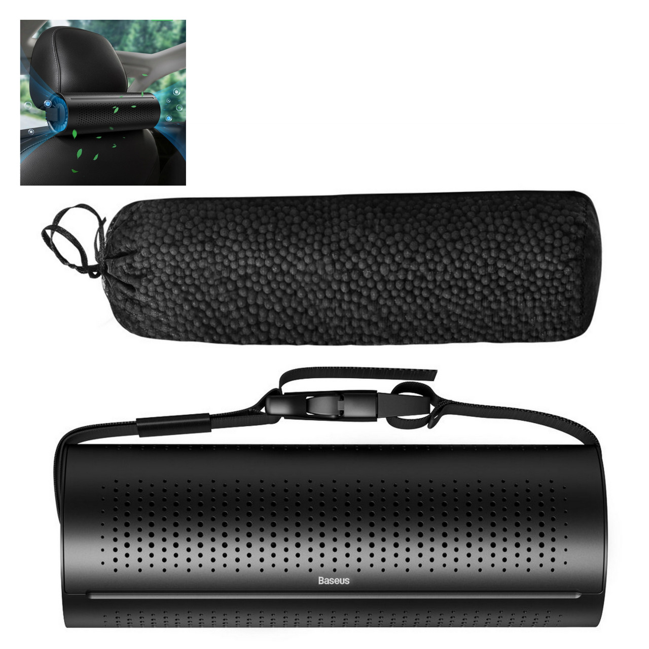 Автомобільний очисник повітря Baseus Original Ecological Car Charcoal Purifier Black (CRJHQ-A01)