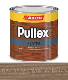 Лазур для дерева з металевим відтінком Adler Pullex Platin 1л (колір:Pyritgrau), фото 1