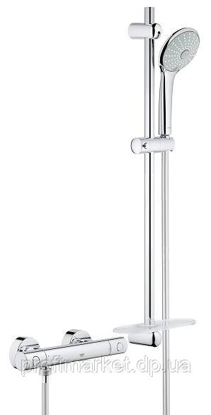 Термостатичний змішувач для душу з душовим гарнітуром Grohe Grohtherm 1000 Cosmopolitan M 34286002