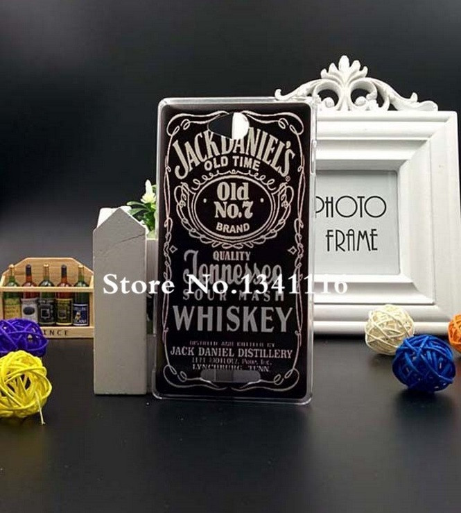 Силіконовий бампер панель накладка чохол для Sony Xperia C2305 Jack Daniels