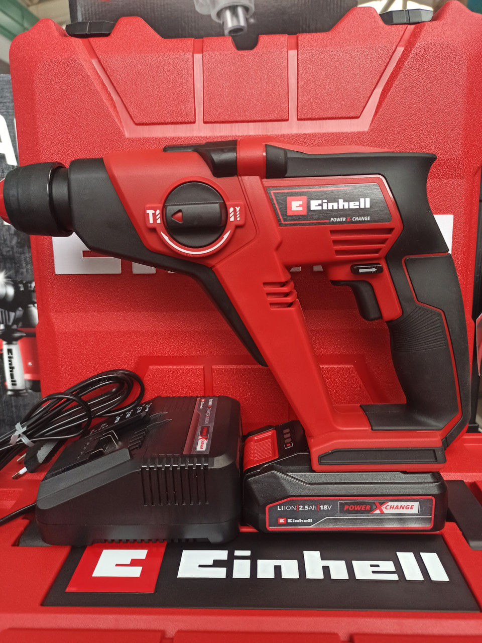 Перфоратор акумуляторний Einhell TE-HD 18/12 Li Kit 2.5 (451397025)