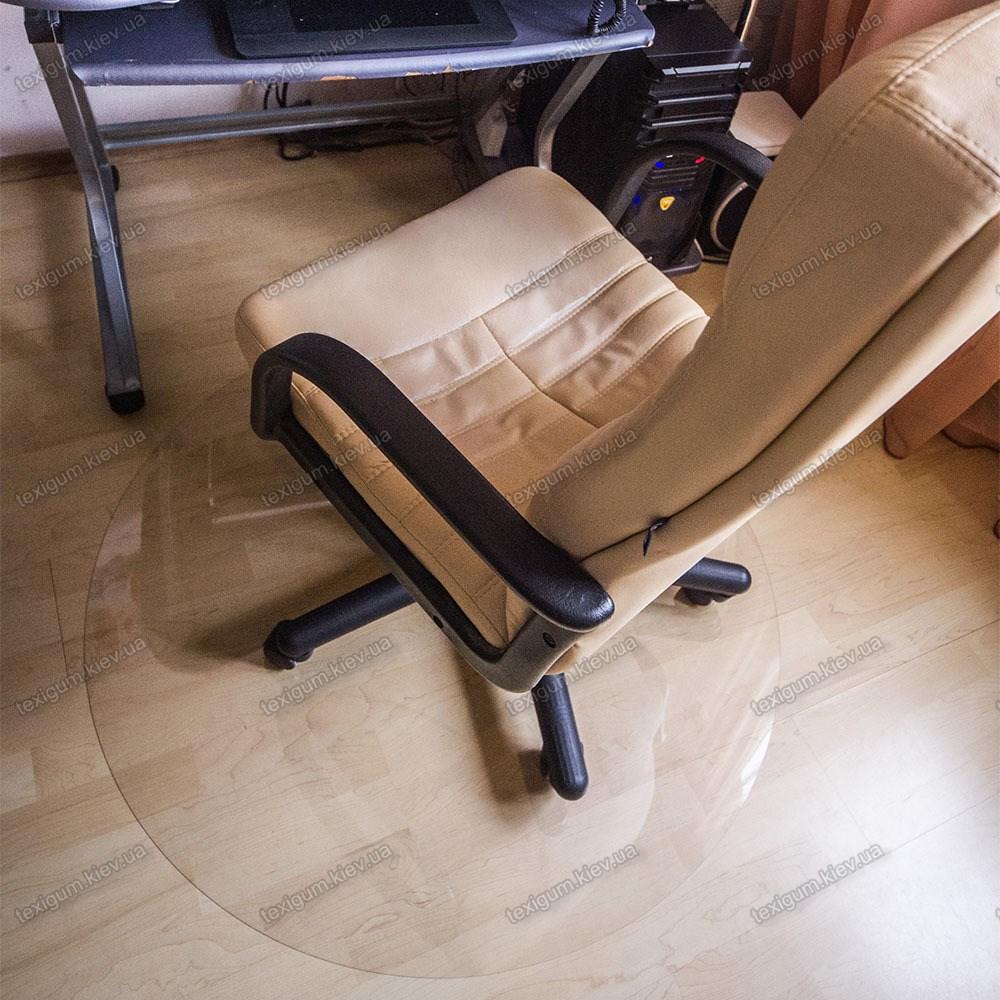 Ковер защитный под кресло 1,5 мм 90 см прозрачный круглый - фото 7 - id-p516637876