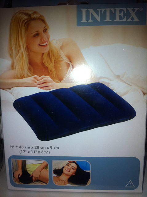 НАДУВНА ПОДУШКА ФЛОКІРОВАНА INTEX DOWNY PILLOW 686720.