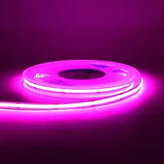 LED стрічка COB LT 12W/м 12V 8мм IP20 рожевий 91007