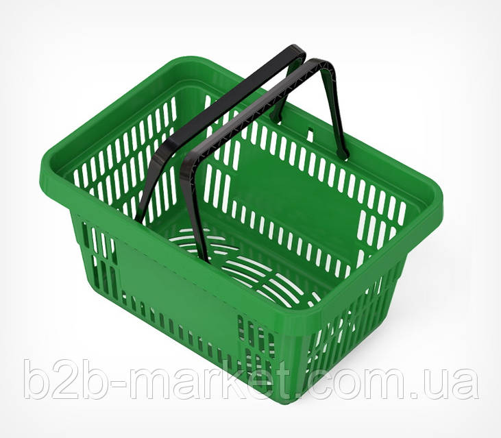 Кошик покупця 22л Зелений, ціна: 220 ₴, купити на Prom.ua