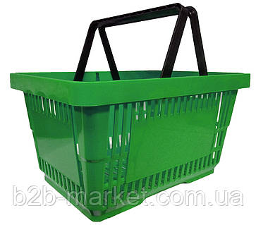 Кошик покупця 22л Зелений, ціна: 220 ₴, купити на Prom.ua