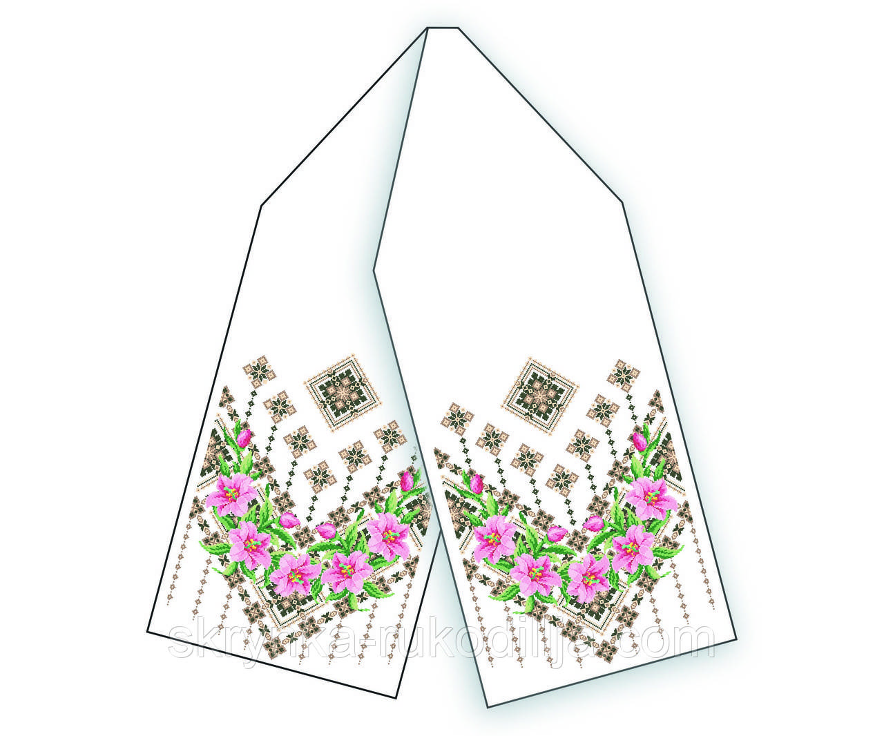 Заготовка для вишивки Рушник Р-021Р БісерОк