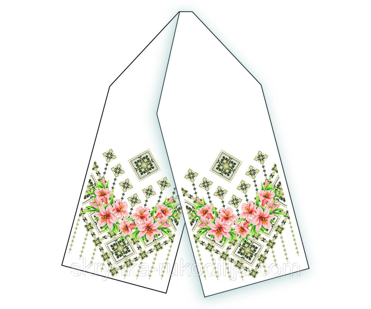 Заготовка для вишивки Рушник Р-022Р БісерОк