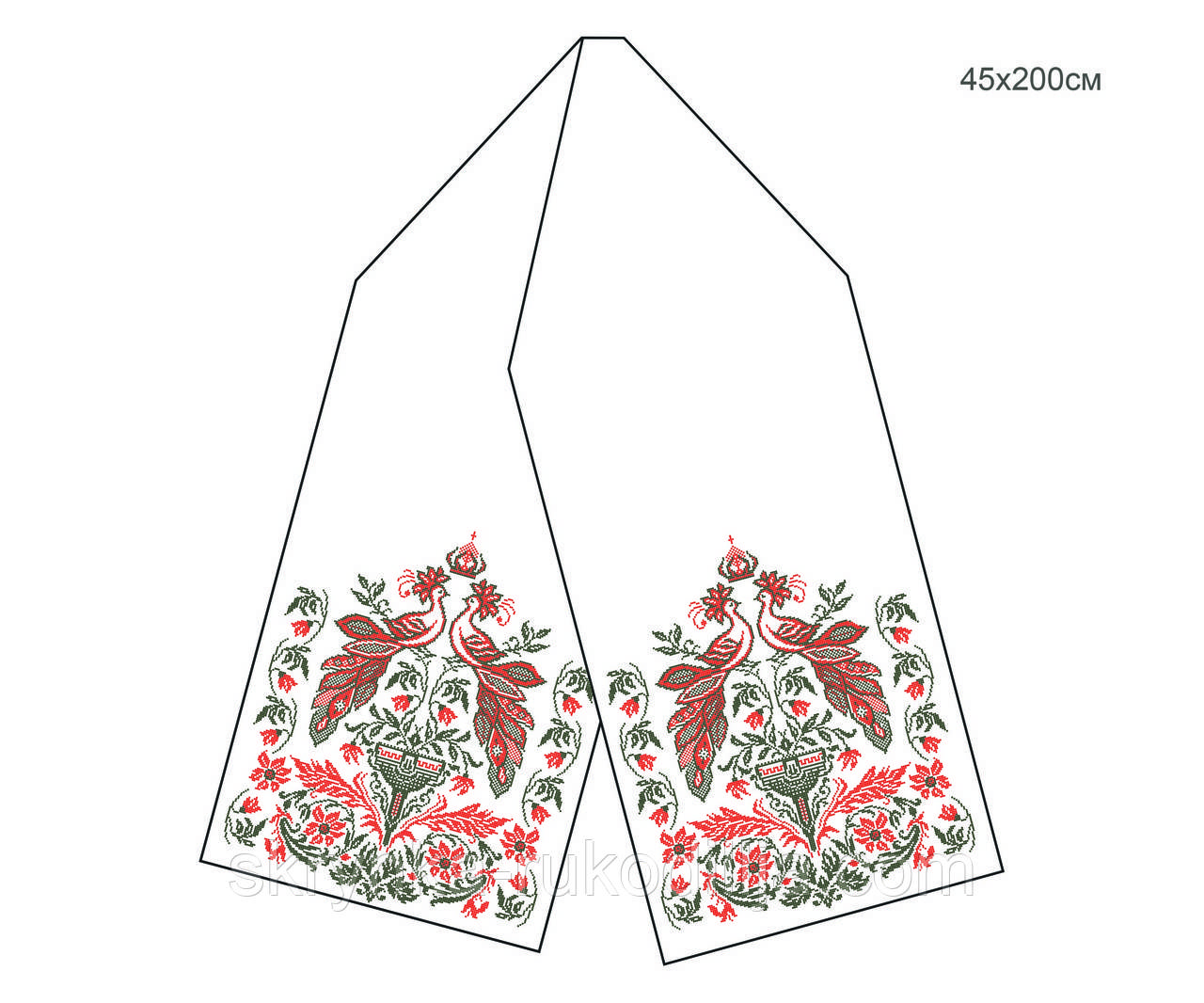 Заготовка для вишивки Рушник Р-044 БісерОк